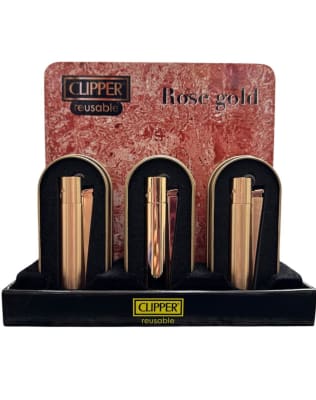 ENCENDEDOR METALICO ROSE GOLD - CLIPPER
