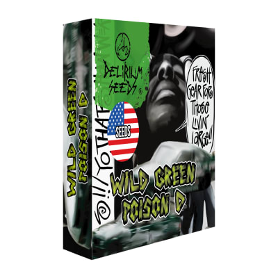 WILD GREEN POISON D AUTO X4 - DELIRIUM SEEDS1