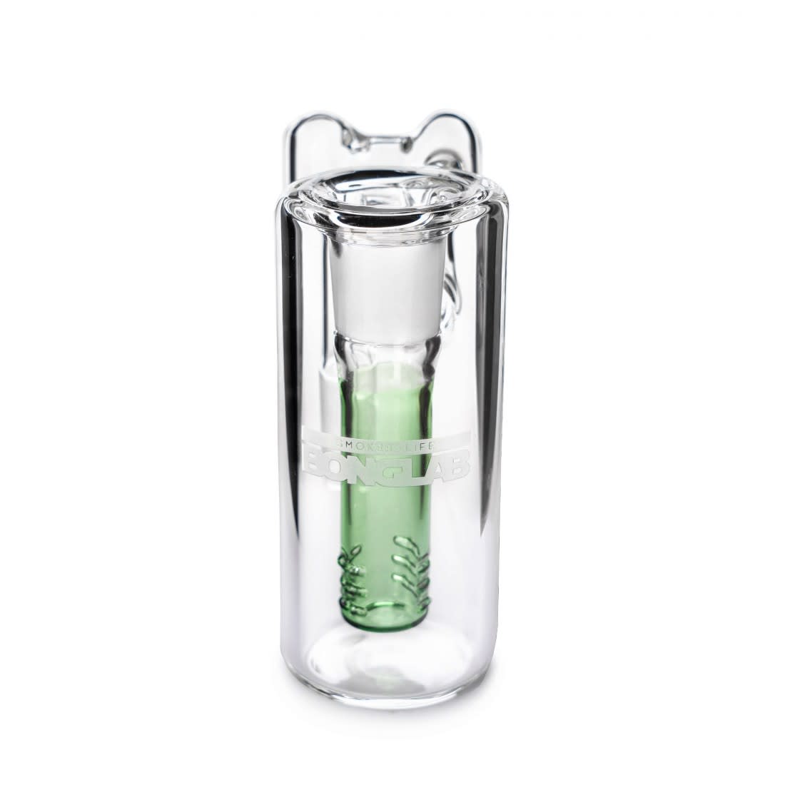 ATRAPA CENIZA PERC 18MM - BONGLAB - GREEN 0