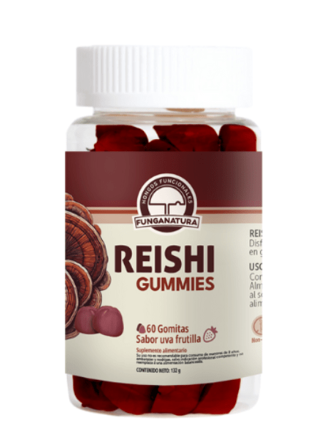 REISHI - 60 GOMITAS - SABOR UVA FRUTILLA 0