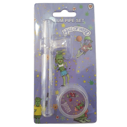 KIT PIPA DE VIDRIO + MOLEDOR PI421