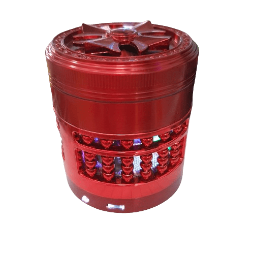 MOLEDOR CON LUZ 65MM - 4 PIEZAS - ROJO 0