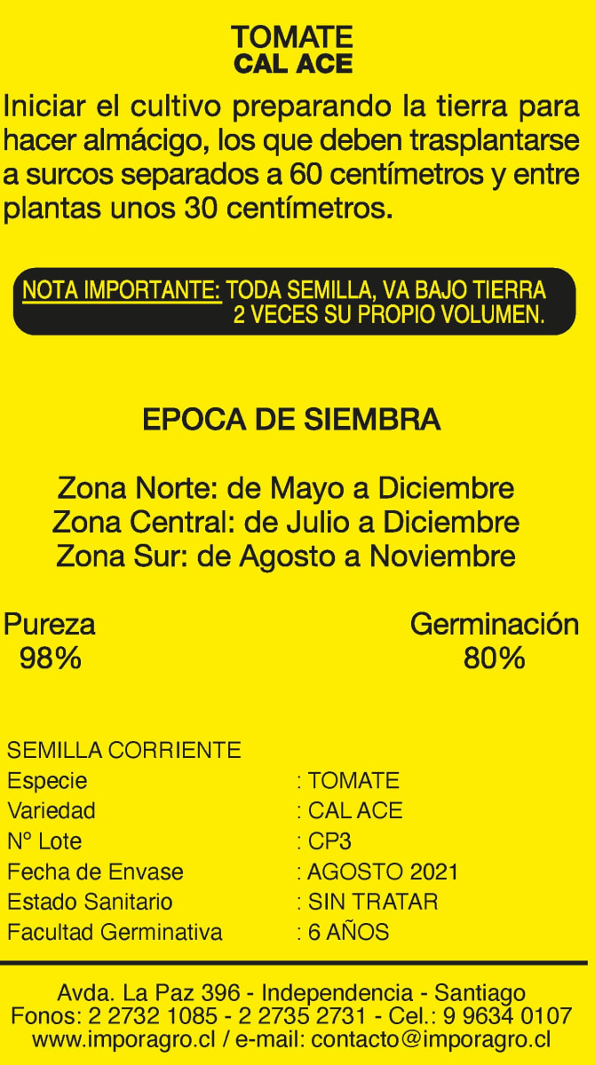 TOMATE CAL ACE2