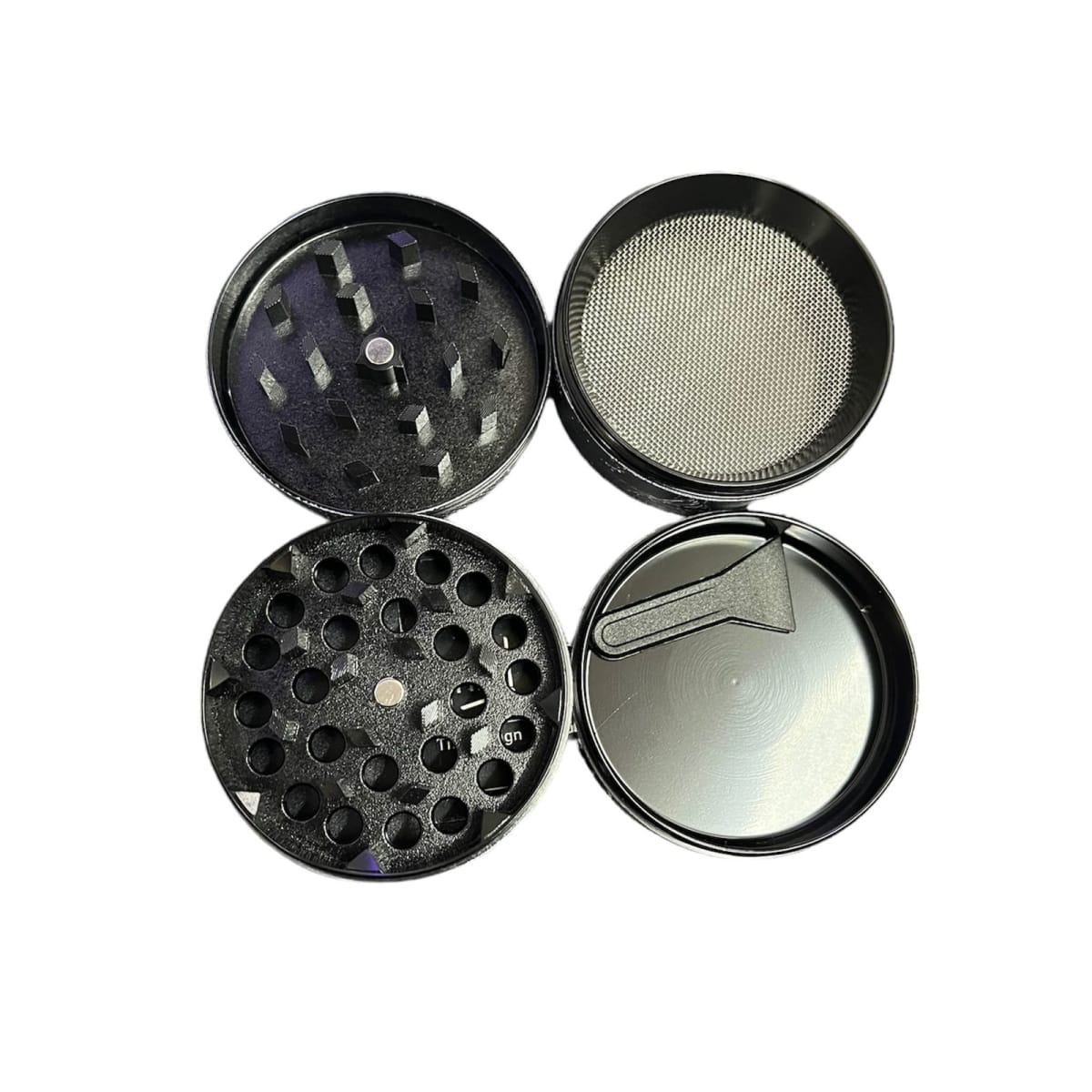 MOLEDOR METALICO 50 MM - 4 PIEZAS NEGRO2