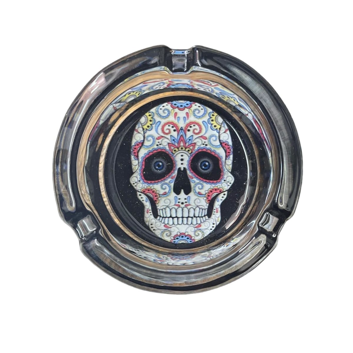 CENICERO REDONDO DE VIDRIO - 80MM 3