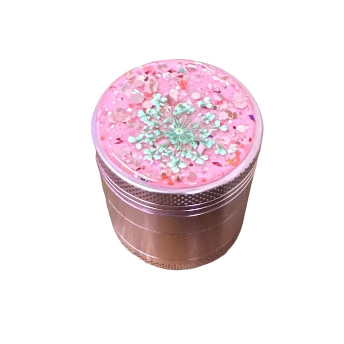 MOLEDOR ROSA DISEÑOS METALICO 40 MM - 4 PIEZAS4