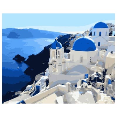 Paint By Numbers  - Mikonos 40x50cm