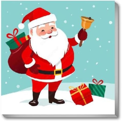 Paint by Numbers - Santa 20x20cm