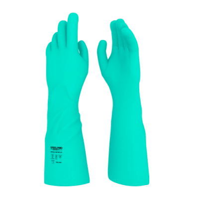 Guante Nitrilo Largo Steelpro Nitriplus 18 (45cm)1