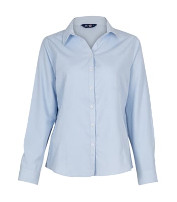 Blusa Oxford Light Manga Larga Mujer1