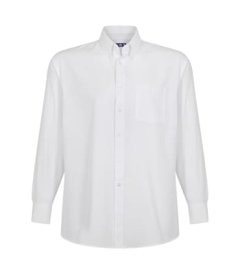 Camisa Oxford Manga Larga Con Bolsillo1