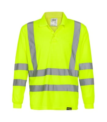 Polera Piqué Dry Fit Manga Larga Con Cinta Reflectiva1