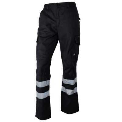 Pantalón Cargo Gabardina Con Cinta Reflectante Hombre1