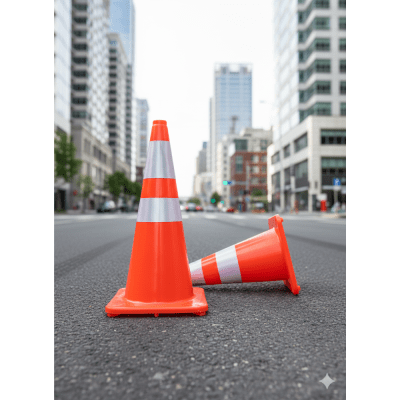 Cono De Seguridad 28 Pulgadas Pvc1