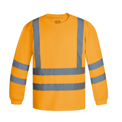 Polera Dry Fit Vial Manga Larga Con Cinta Reflectiva