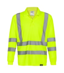 Polera Piqué Dry Fit Manga Larga Con Cinta Reflectiva