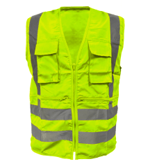Chaleco Geologo 360° Poplin Amarillo