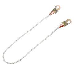 Cabo de Vida simple, cuerda trenzada de 12 mm.