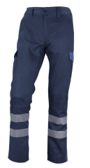 Pantalón Cargo Gabardina Bicolor Reflectante Hombre