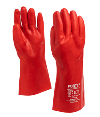 Guante PVC 14-35 cms Rojo
