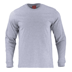Polera Algodón Cuello Redondo Manga Larga