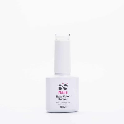 BSNAILS Base Color Rubber CREAM – Blanco Translucido