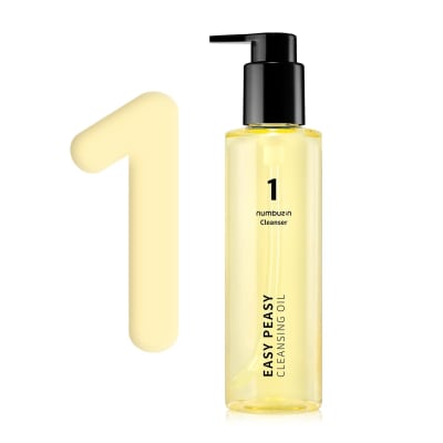 NUMBUZIN Nº1 – Easy Peasy Cleansing Oil 200 ml – Aceite de Limpieza Facial