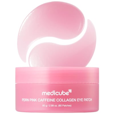 MEDICUBE PDRN Pink Caffeine Collagen Eye Patch – Parches Contorno de Ojos x 60pzs