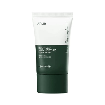 ANUA Heartleaf Silky Moisture – Protector Solar SPF 50+ PA++++1