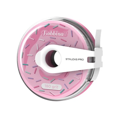 Staleks Pro Lima Bobbinail White ADHESIVA - 180 Grit1