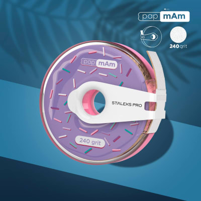Staleks Pro Lima Bobbinail papmAm Blanca con BOLSILLO - Grit 240
