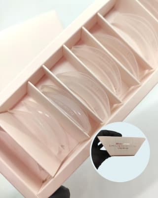 DLUX BIGUDI SILICONE SHIELD 8 TAMAÑOS CAJA ROSADA