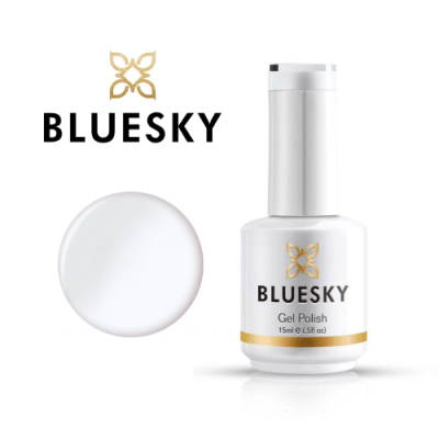 BLUESKY Esmalte Gel DC90 Blanco Tiza