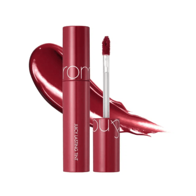 ROM&ND – JUICY LASTING TINT – Tinte Labial #12 CHERRY BOMB1
