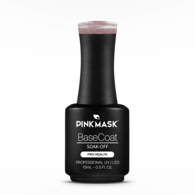 Rubber Base Coat - Sparkly Rose PINK MASK 047