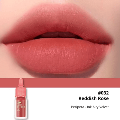 INK AIRY VELVET PERIPERA 032 REDDISH ROSE