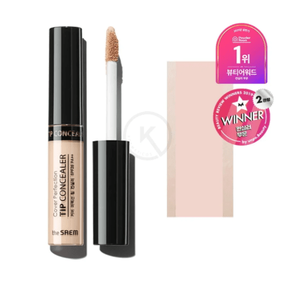 The Saem Corrector “Cover Perfection Tip Concealer” 1.25 LIGHT BEIGE