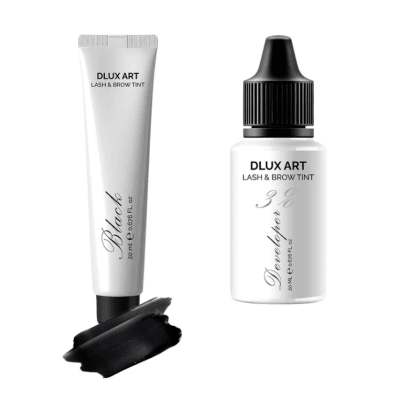 Tinte para Cejas y Pestañas color Negro DLUX PROFESSIONAL