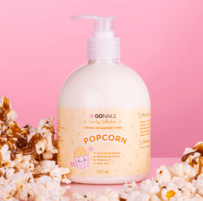 GoNails Crema de Manos y Pies - Pop Corn 500ml1