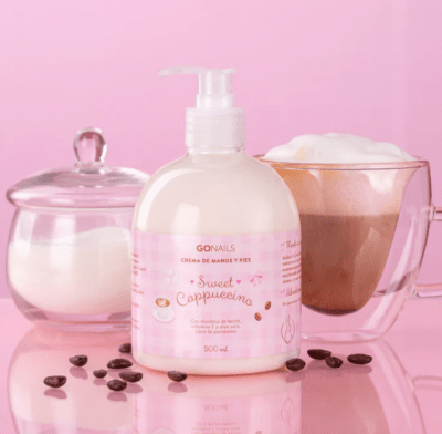 GoNails Crema de Manos y Pies - Sweet Capuccino 500ml