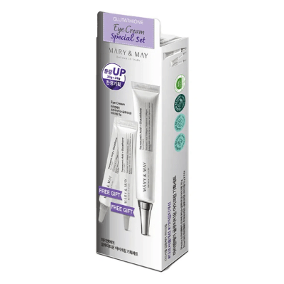 MARY&MAY Tranexamic Acid Eye Cream 30 ml – Crema Antiojeras – Pack con mini tallas de regalo