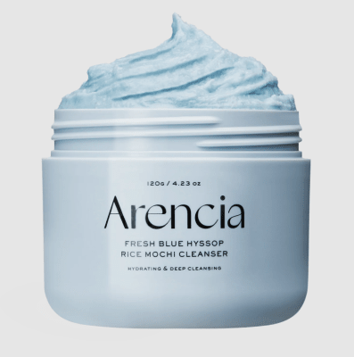 ARENCIA Rice Mochi Cleanser Blue – Limpiador Facial 120 g
