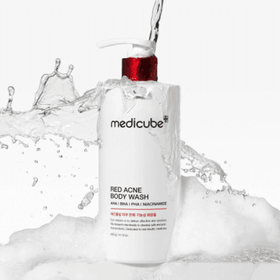 MEDICUBE Red Body Wash – Limpiador Antiacné corporal 400ml