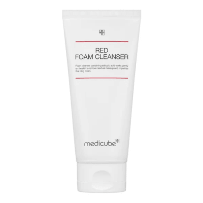 MEDICUBE Red Foam Cleanser – Jabón Facial Antirojeces y Acne 120ml