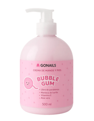 GoNails Crema de Manos y Pies - Bubble Gum 500ml