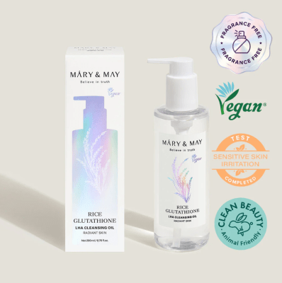 MARY&MAY – Rice Glutathione Cleansing Oil – Aceite de limpieza Facial