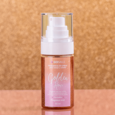 GONAILS Fragancia Corporal con Brillitos - Golden Hour 50ml