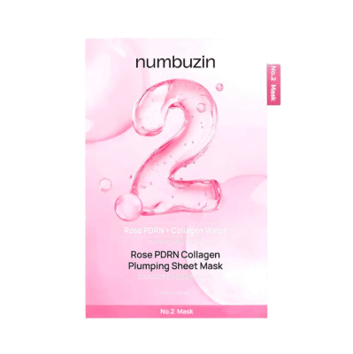 Numbuzin No.2 Rose PDRN Collagen Plumping Sheet Mask1