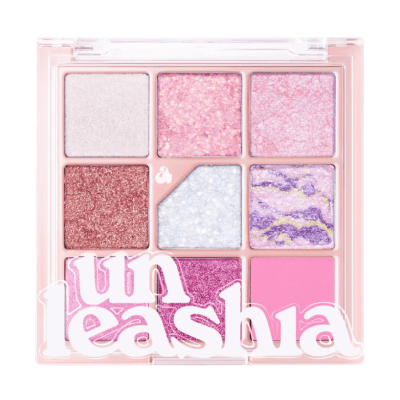 Unleashia Glitterpedia Eye Palette No.9 All of Pink Glitter