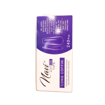 NAVI Soft Gel Long Coffin 240pcs
